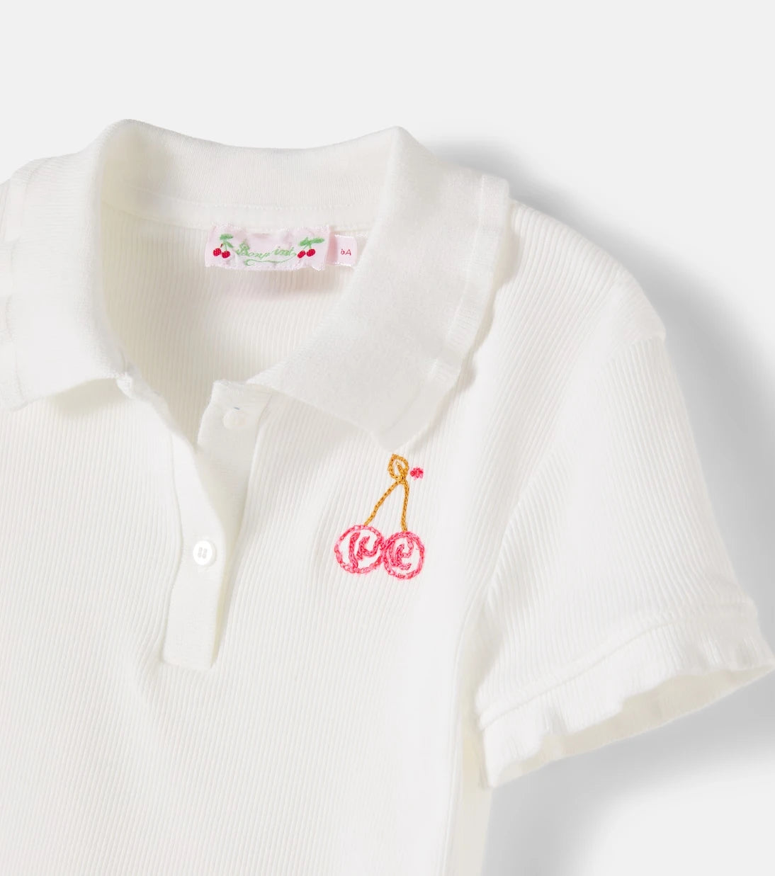 Bonpoint - Gina embroidered cotton polo shirt