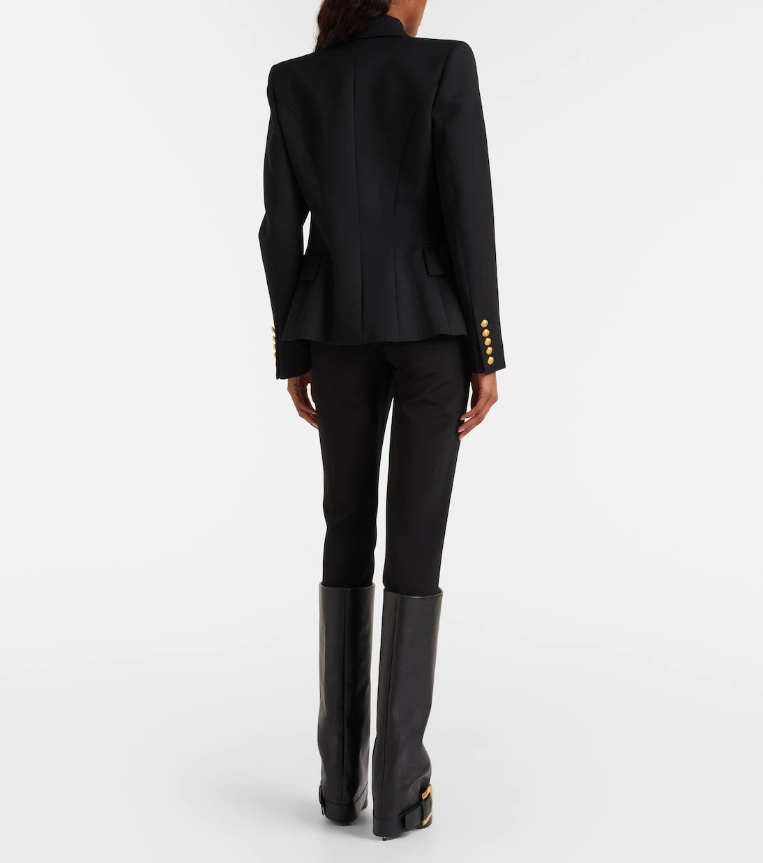 Balmain - High-rise slim pants