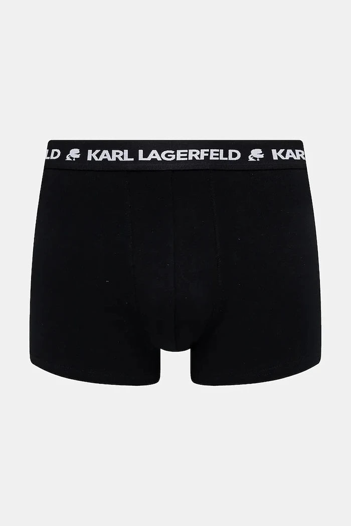Karl Lagerfeld pamuklu elastan erkek boxer 3'lü