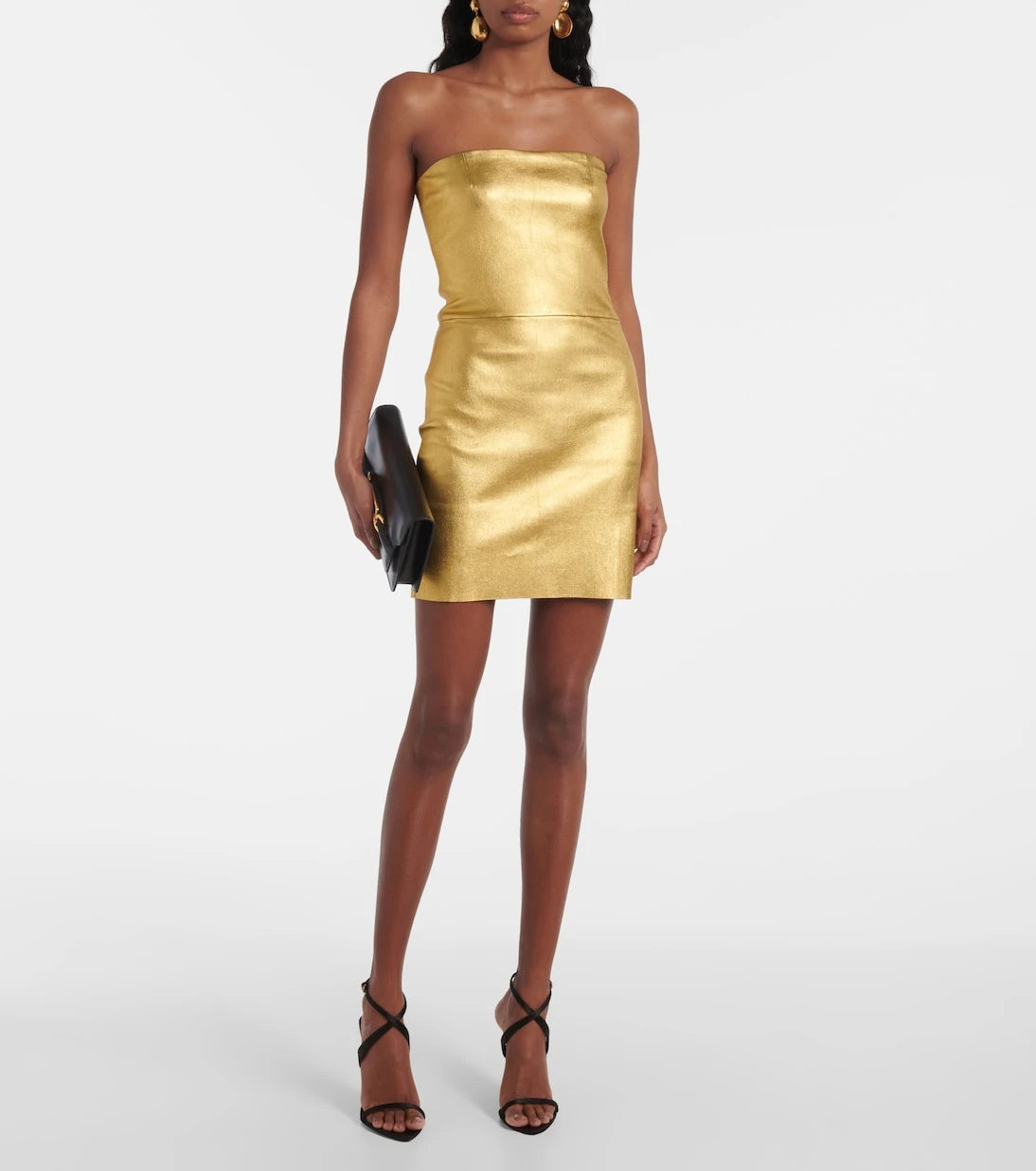 Stouls - Amina metallic leather minidress