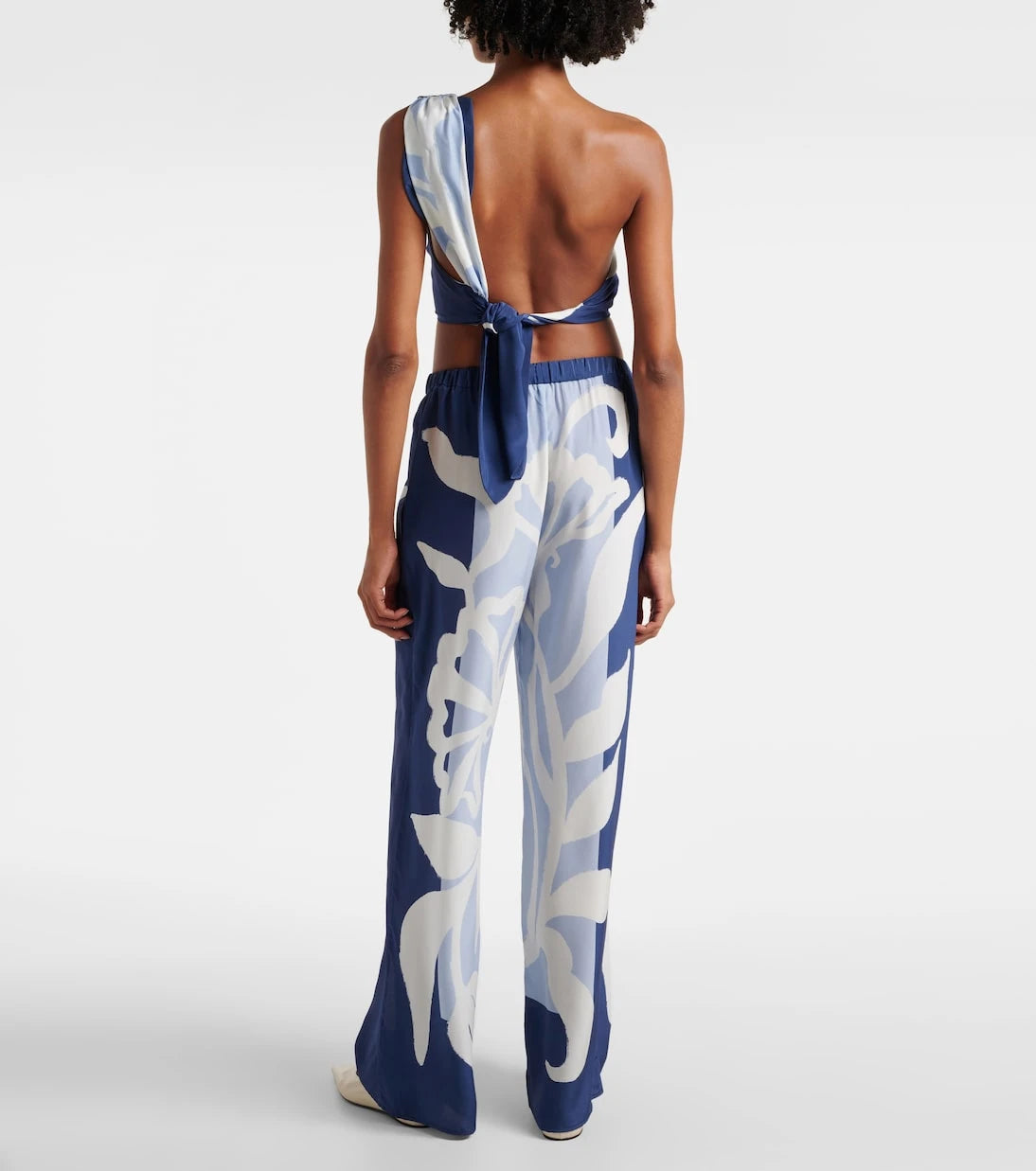 SIR - Portia floral silk crop top