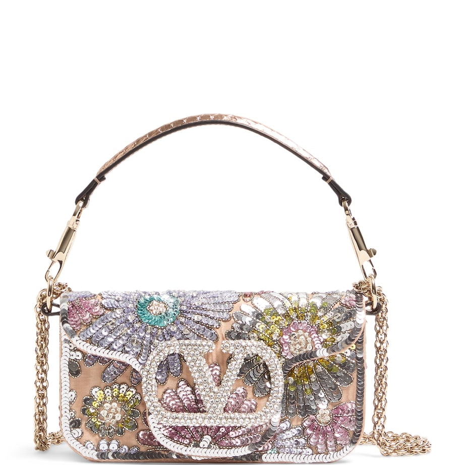 Small Sequinned Locò Shoulder Bag