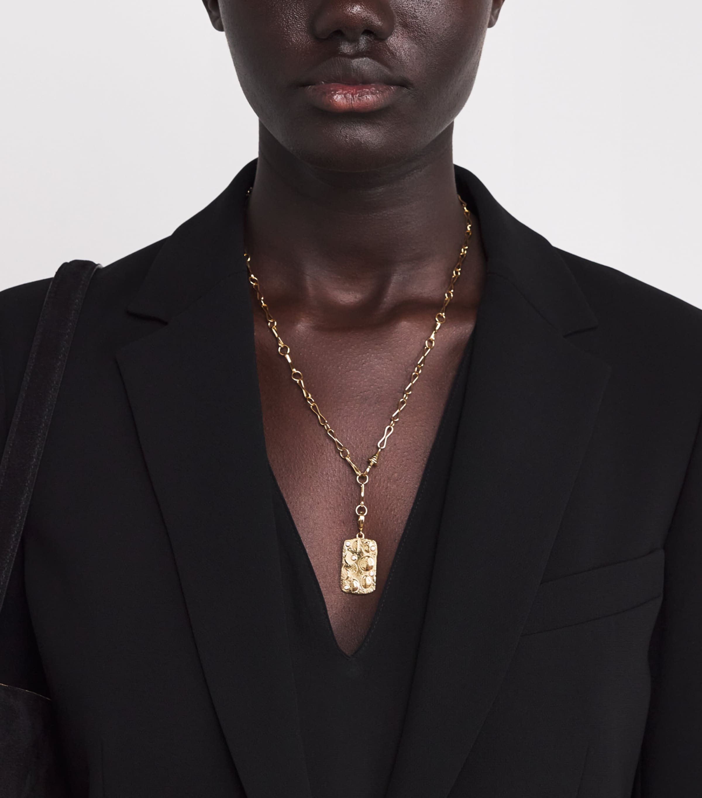 Yellow Gold and Diamond New Beginnings Moon Phases Charm