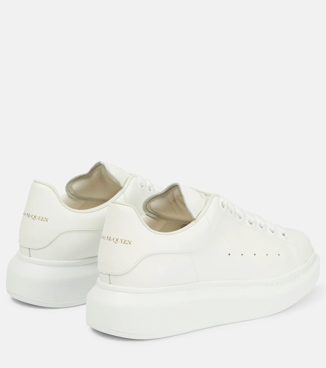McQueen - Oversized leather sneakers