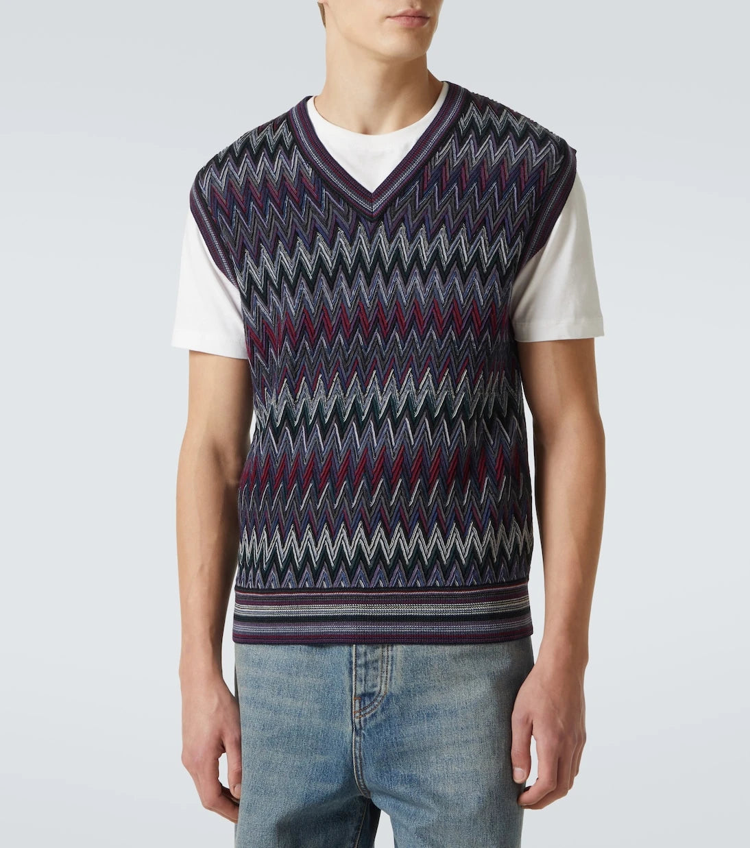Missoni - Zigzag wool sweater vest