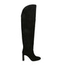 Stuart Weitzman Black Suede Babette Tubo Over-The-Knee Boots 85