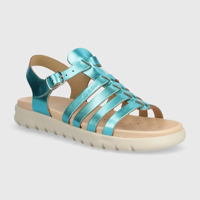 Детски сандали от кожа Geox SANDAL SOLEIMA