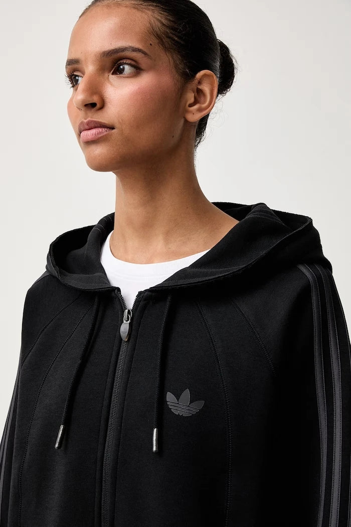 adidas Originals fermuarlı ve kapüşonlu kadın pamuklu SST 2.0 sweatshirt