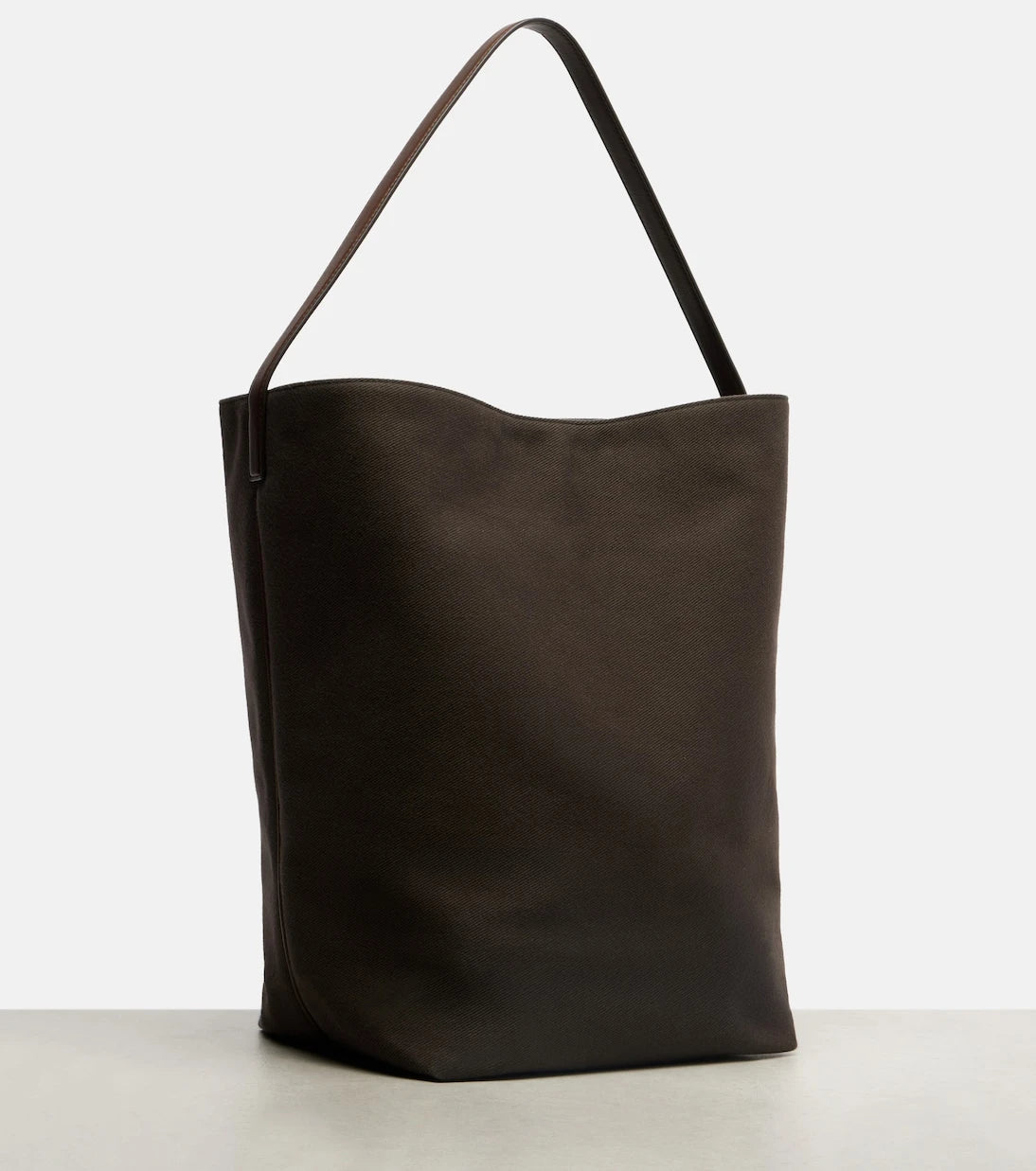 The Row - N/S Park Large canvas and leather tote bag
