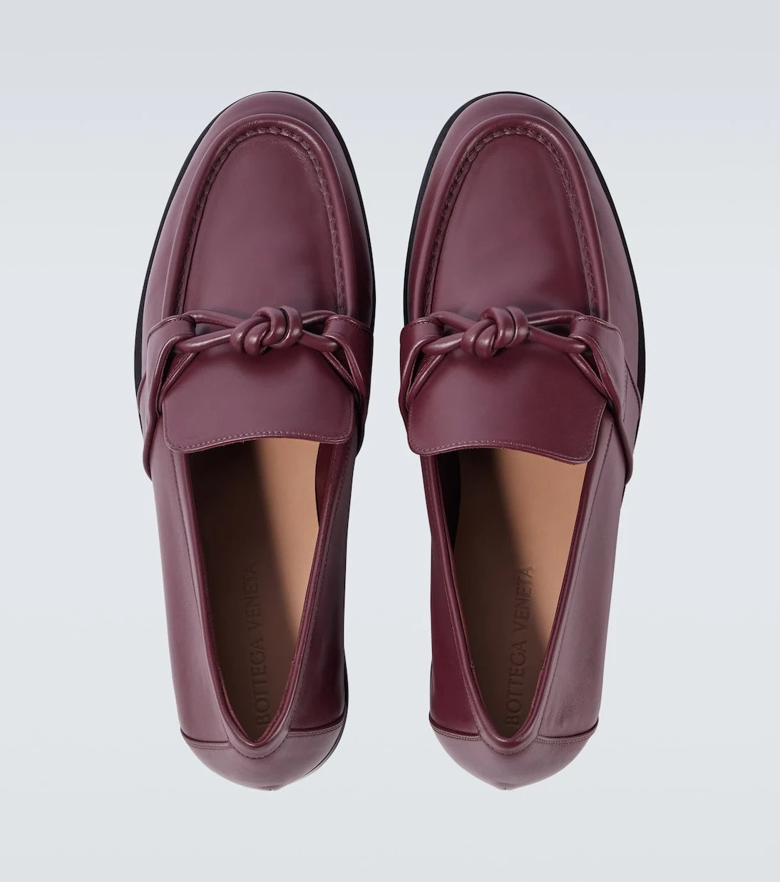 Bottega Veneta - Astaire Knot leather loafers