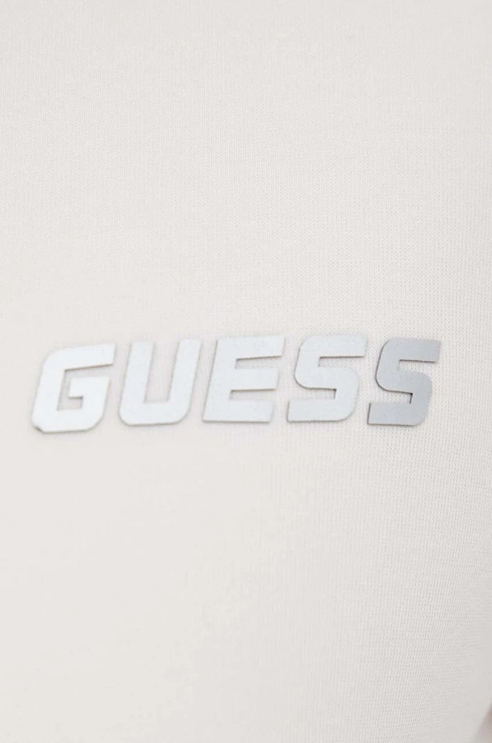 Guess pamuklu fermuarlı erkek sweatshirt MICKEY