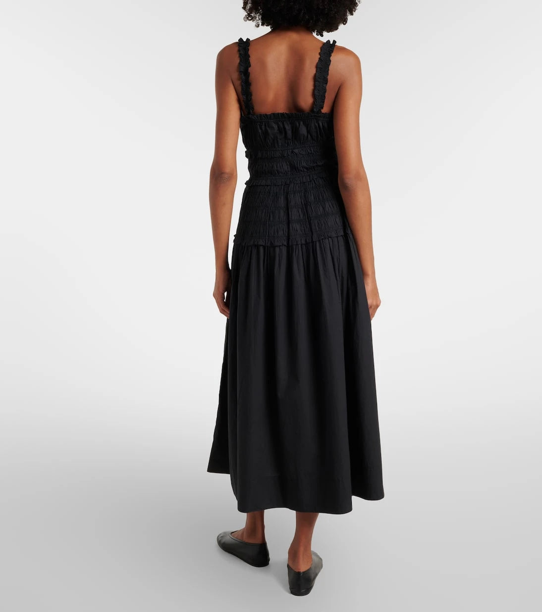 Dôen - Marianne cotton poplin midi dress