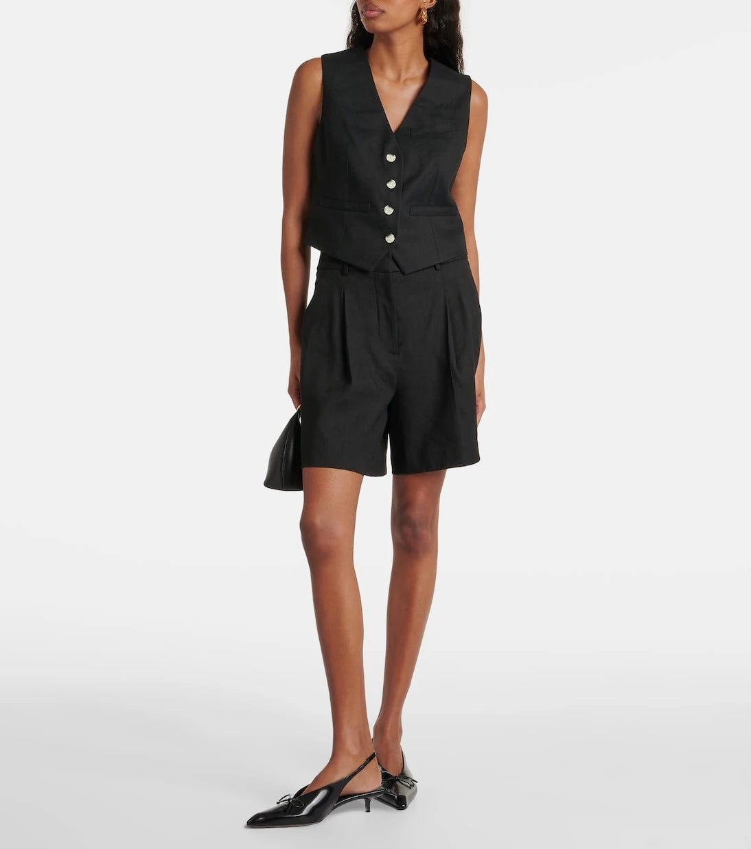 Veronica Beard - Bennett linen-blend twill vest