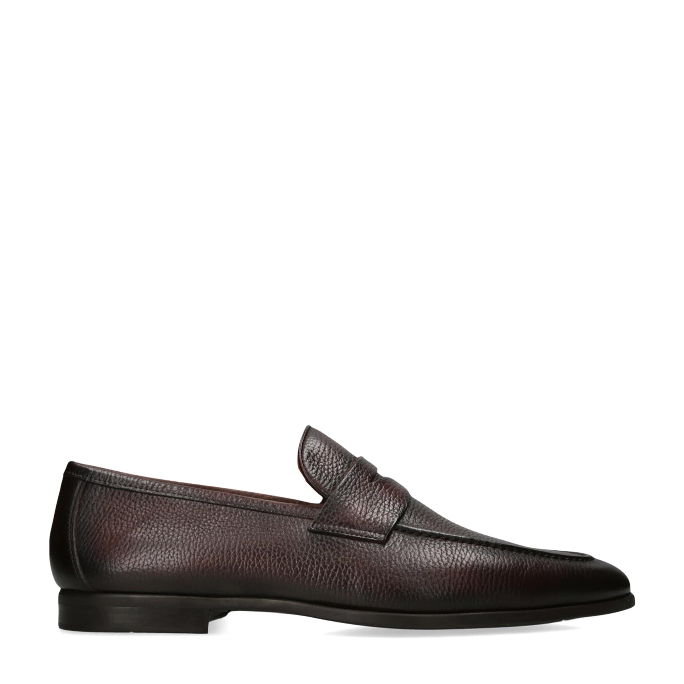 Grained-Leather Diezma Loafers