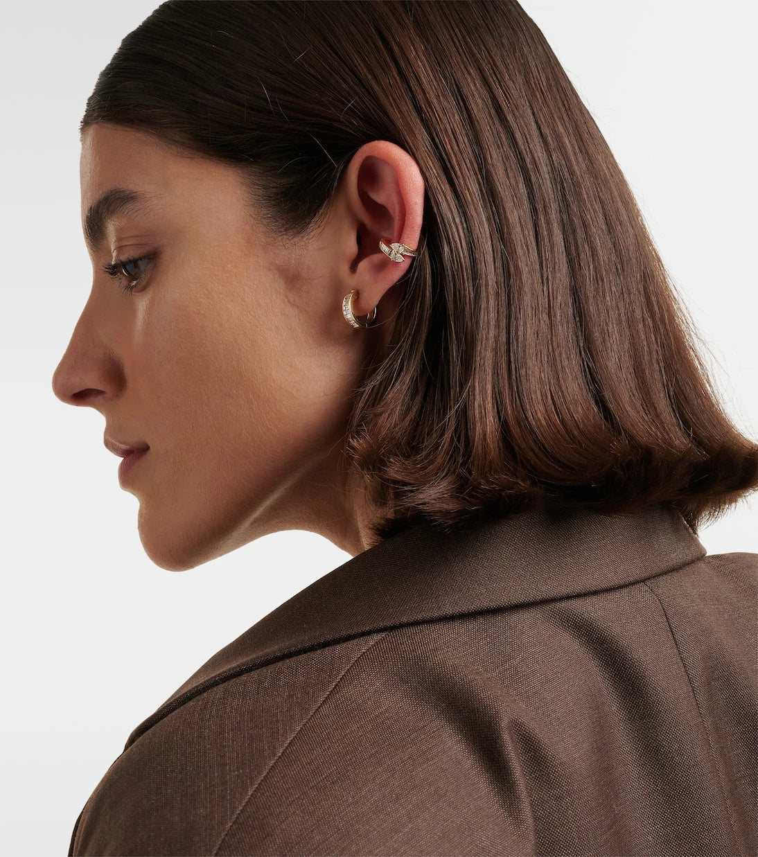 Anita Ko - Hannah 18kt gold earrings with diamonds