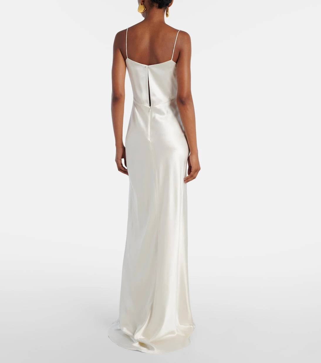 Max Mara - Silk satin gown