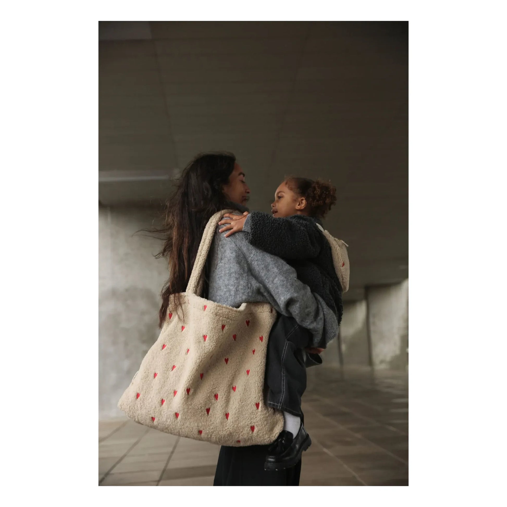 Studio Noos - Hearts mom-bag | Ecru