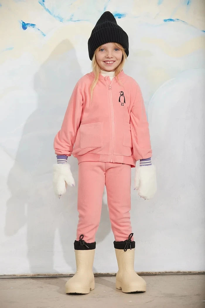 Çocuklar için polar spor pantolon Penguin