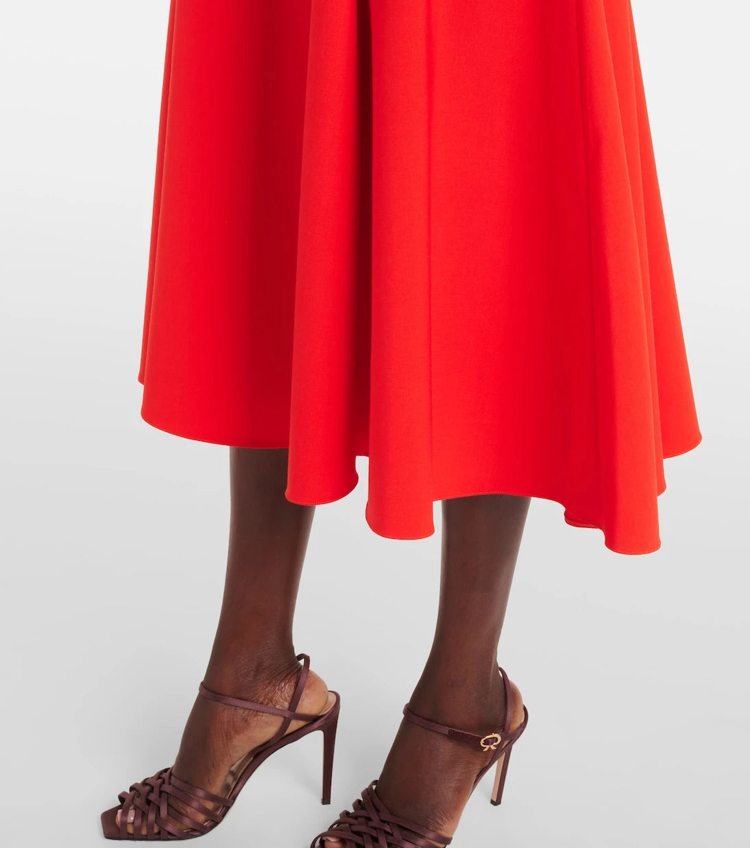 Oscar de la Renta - Cutout wool-blend cocktail dress