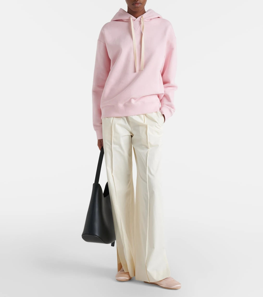 Jil Sander - Pleated cotton wide-leg pants