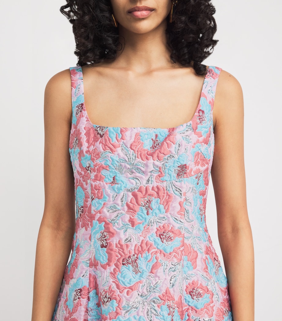 Jacquard Ceramica Beaux Midi Dress