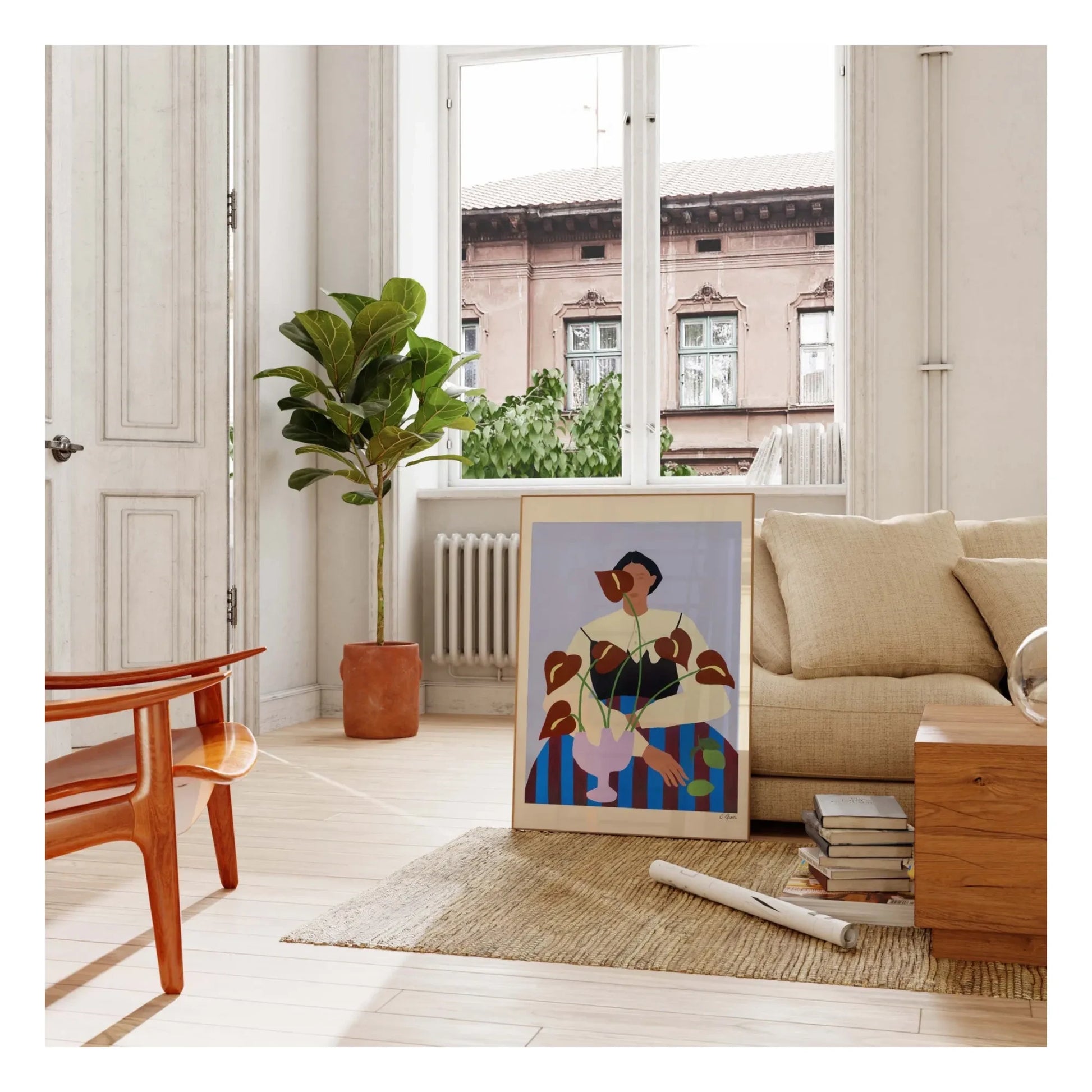 Carla Llanos - Anthurium Flowers Poster