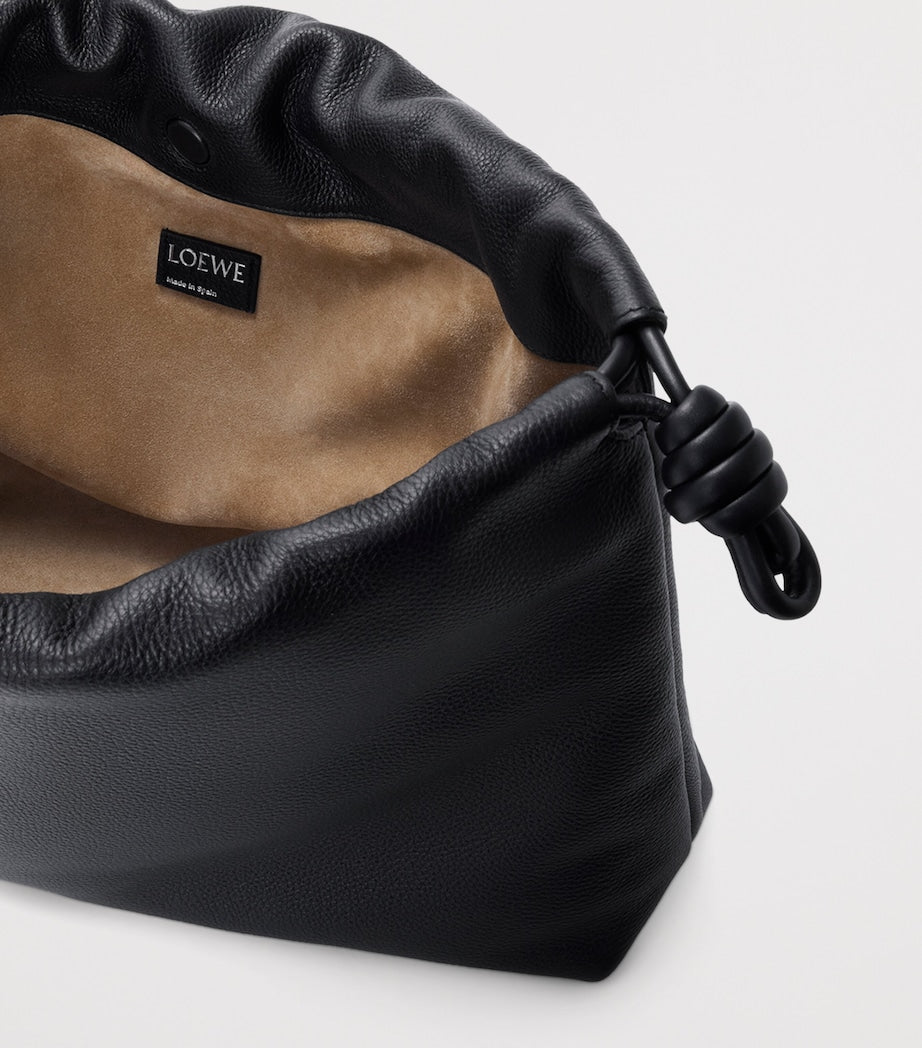 Large Leather Flamenco Shoulder Bag