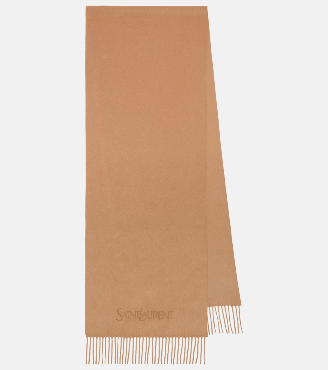 Saint Laurent - Fringed cashmere scarf