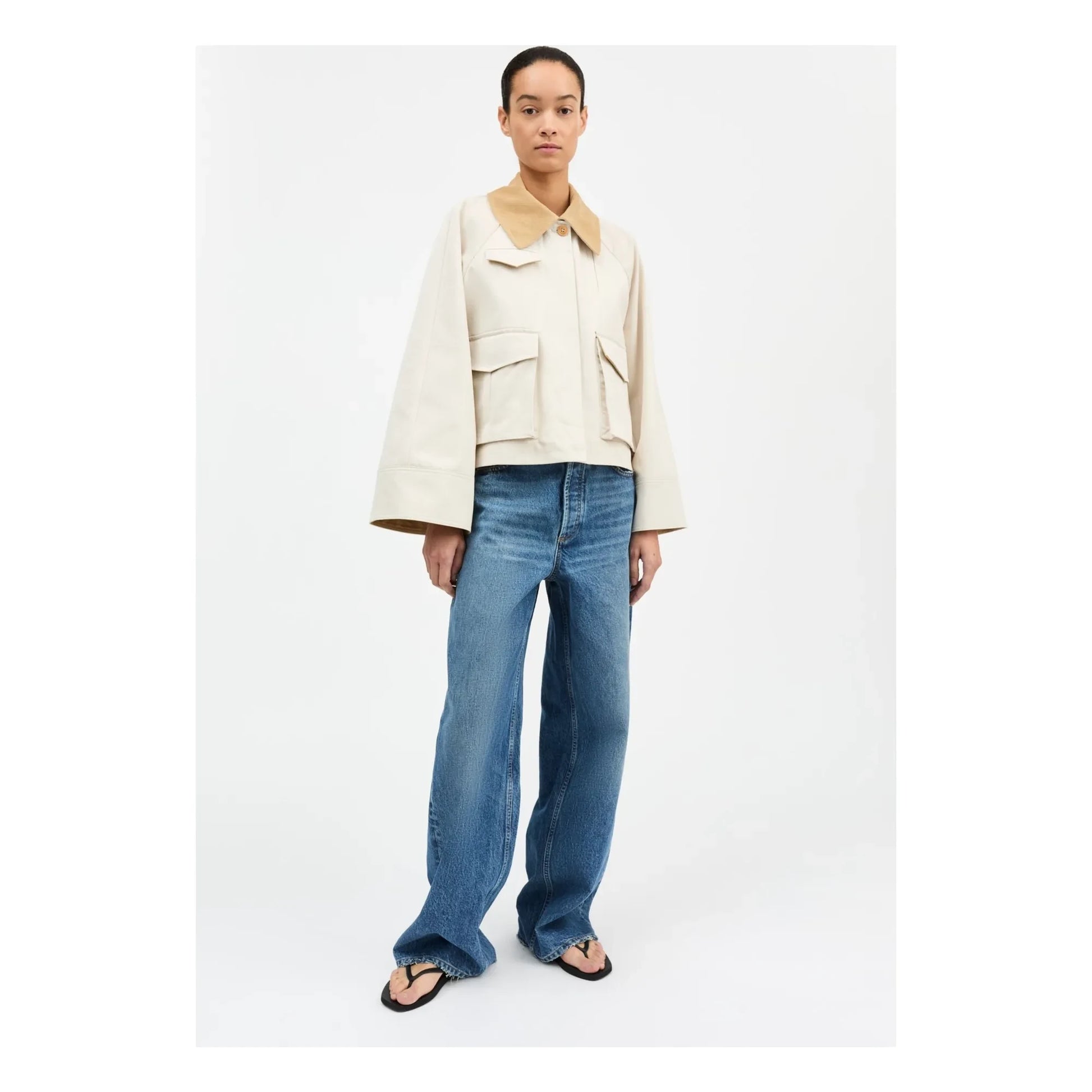 Skall Studio - Gaby Summer Cotton Jacket | Cream