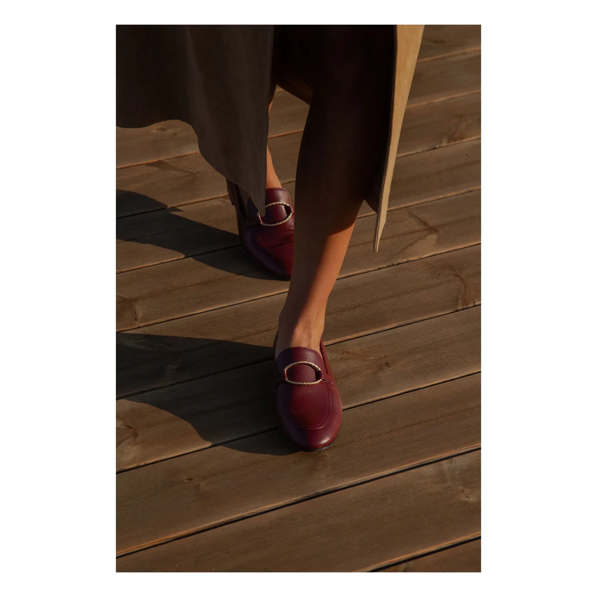 Lachoix - Tomboy Chic loafers | Burgundy