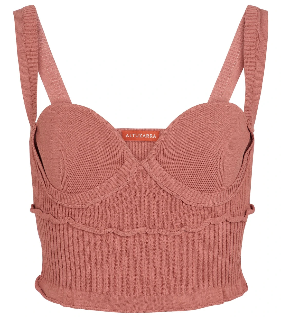 Altuzarra - Piper ribbed-knit bustier