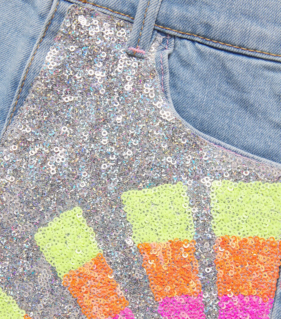 Billieblush Denim Sequinned Shorts (2-12 Years)