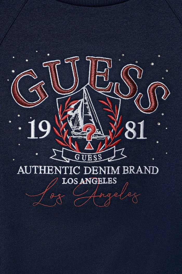 Детски памучен суичър Guess