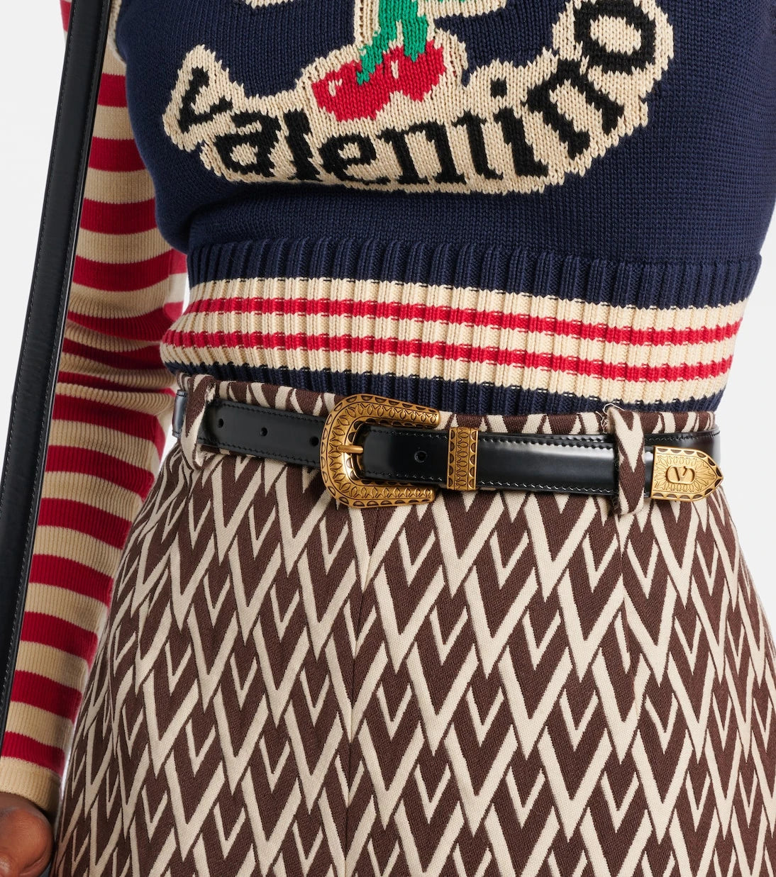 Valentino Garavani - VLogo Signature leather belt