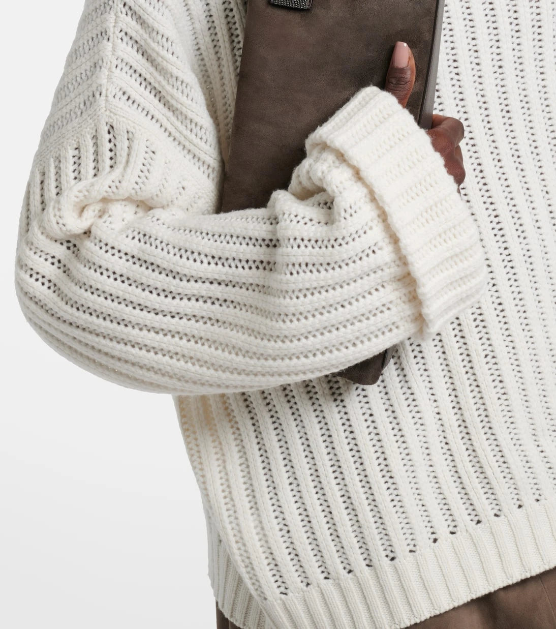 Brunello Cucinelli - Ribbed-knit cashmere turtleneck sweater