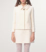 Valentino Ivory Wool-Silk Coat