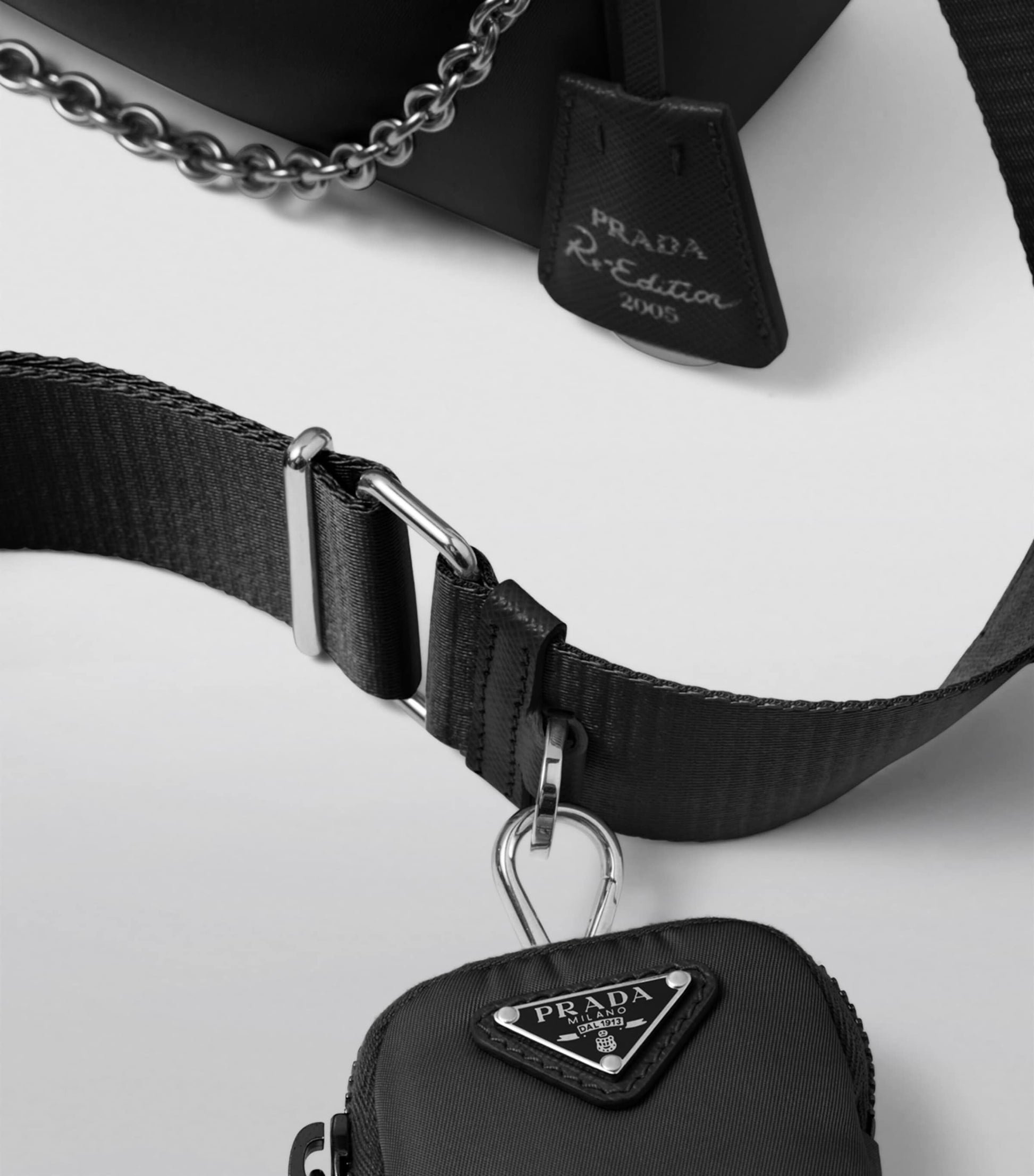 Prada Black Re-Nylon Re-Edition 2005 Shoulder Bag