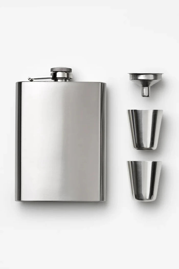 Printworks Hip Flask 19,5 x 18 cm 4 Parça Alkol Aksesuar Seti