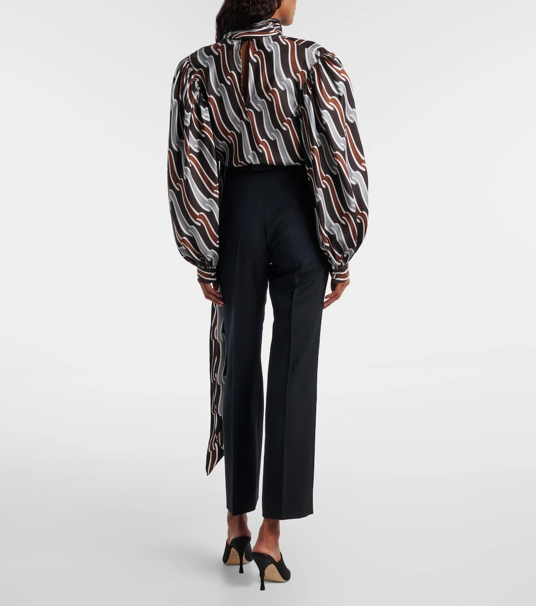 Gucci - Logo wool straight pants