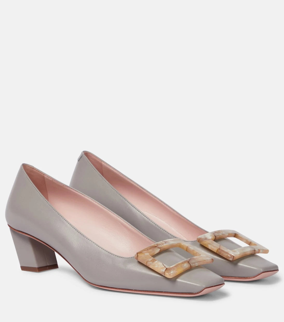 Roger Vivier - Belle Vivier leather pumps
