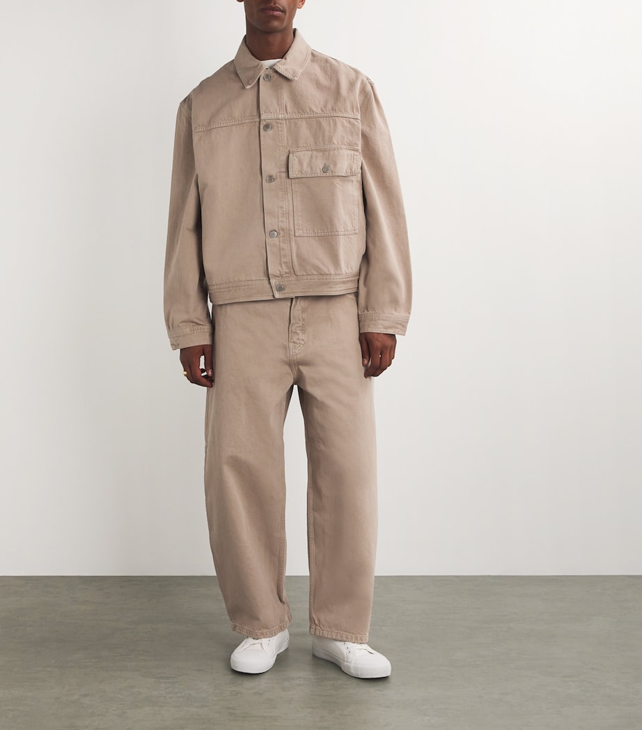 Studio Nicholson Beige Petar Denim Jacket