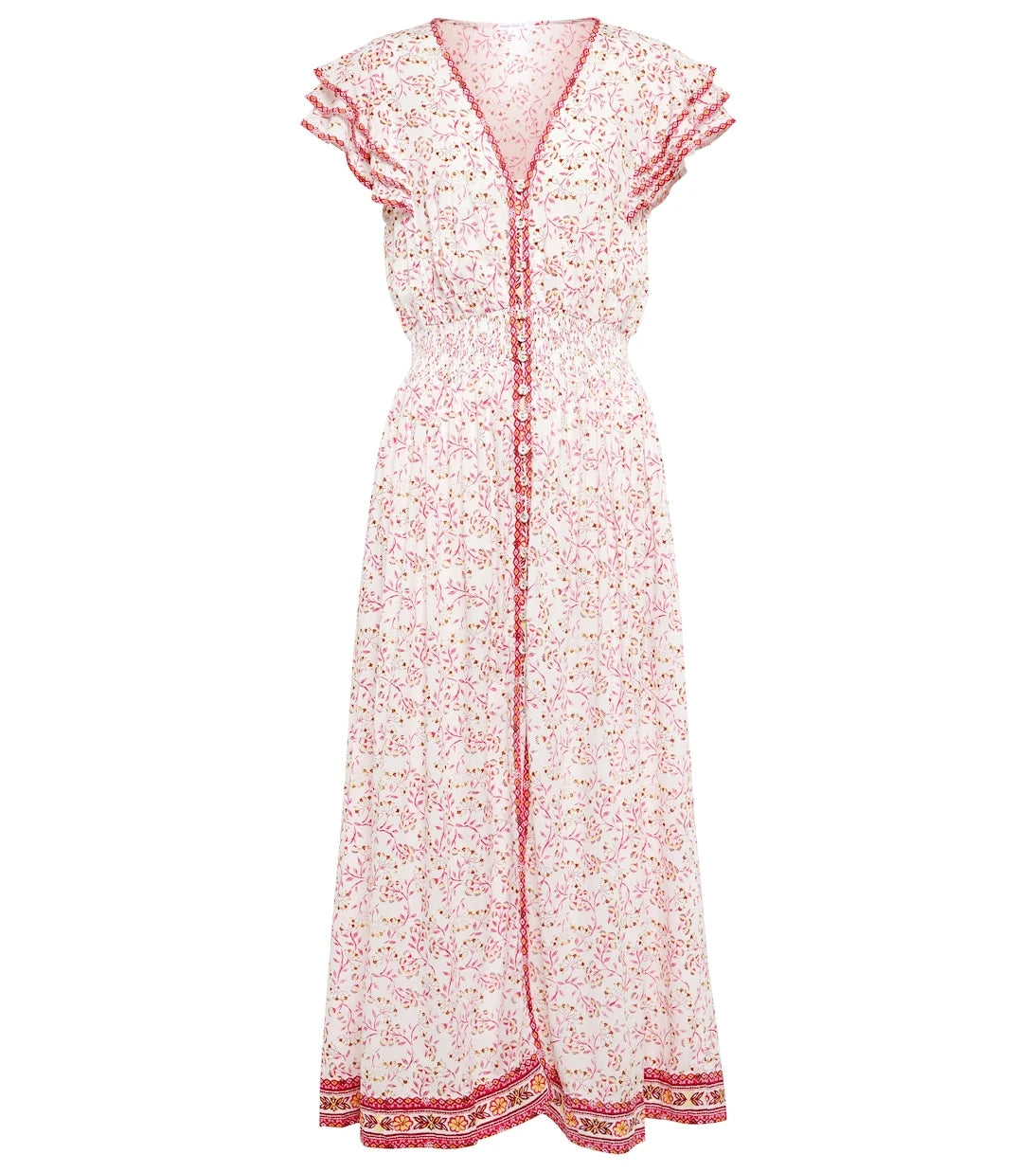 Poupette St Barth - Della floral midi dress