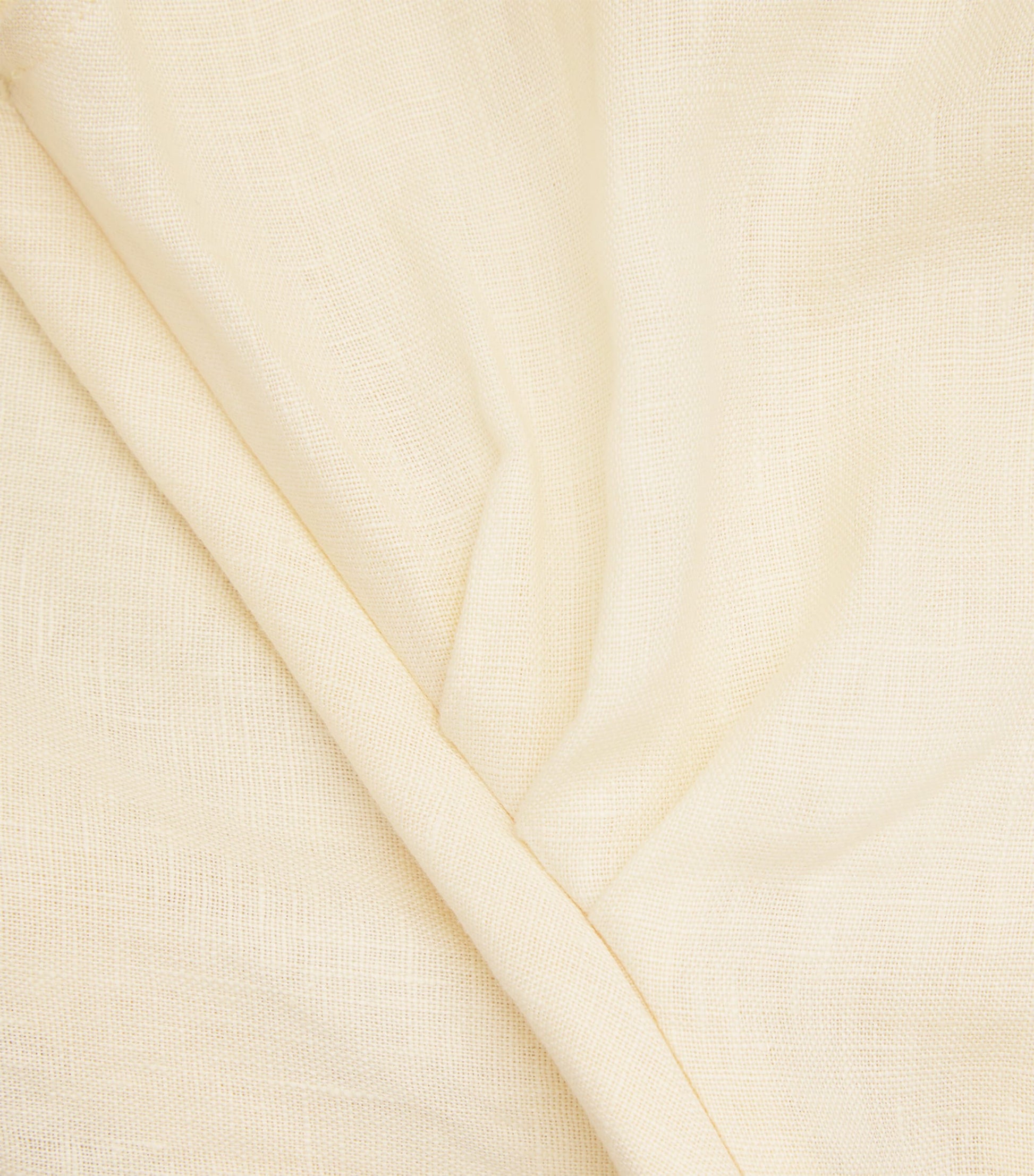 Faithfull the Brand Yellow Linen Suis Mini Dress