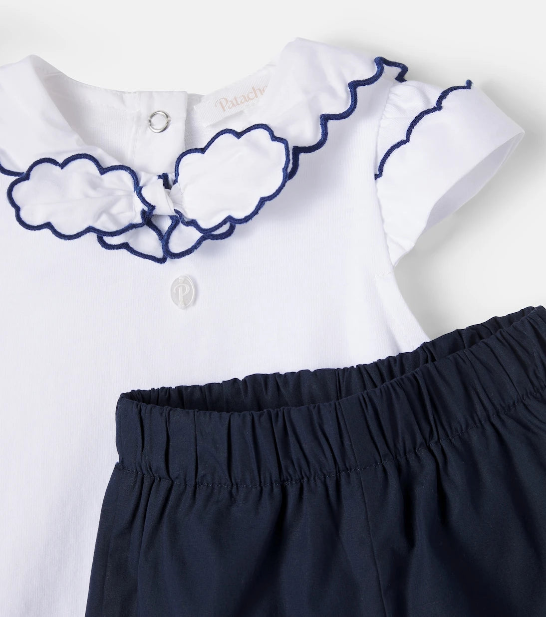 Patachou - Baby cotton-blend top and shorts set