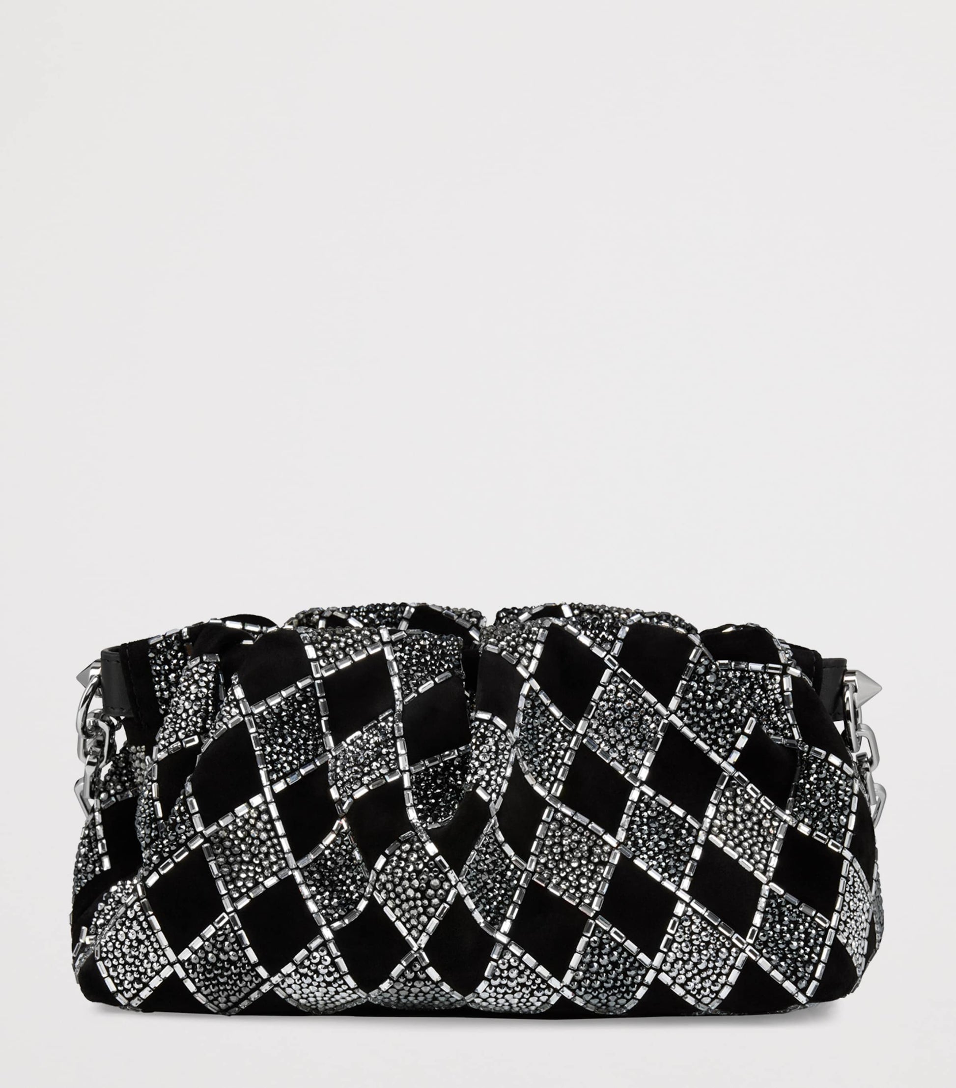 Christian Louboutin Eva Suede Strass Shoulder Bag