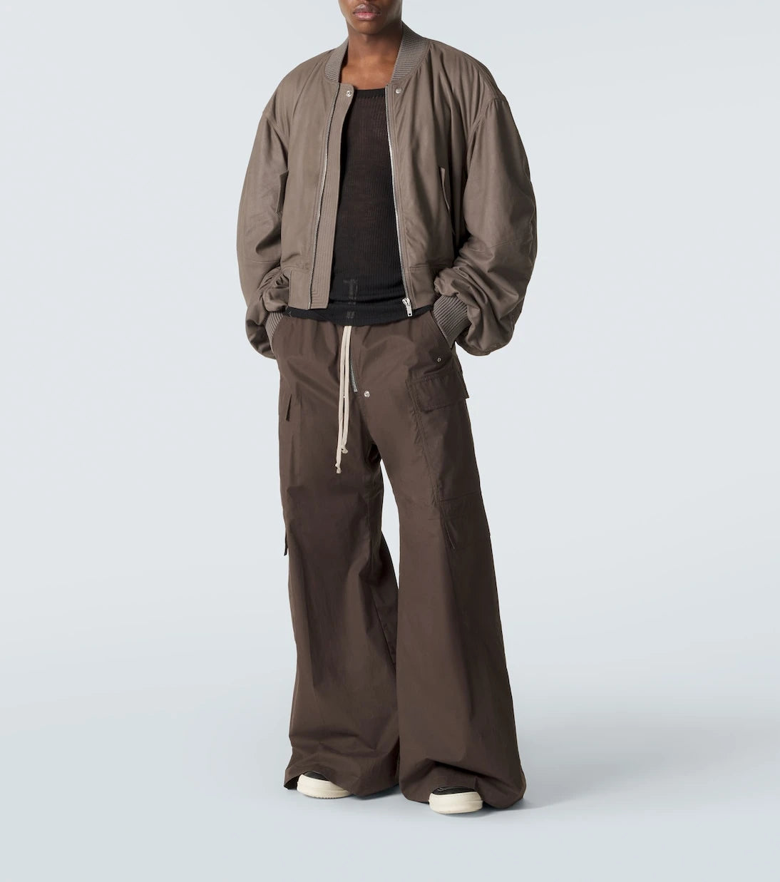 Rick Owens - Secchia Flight leather bomber jacket