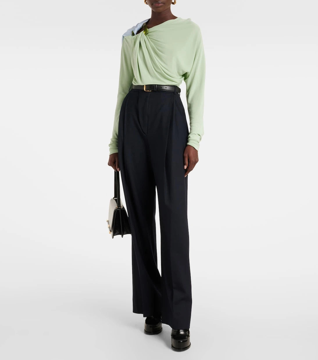 Victoria Beckham - Draped jersey top