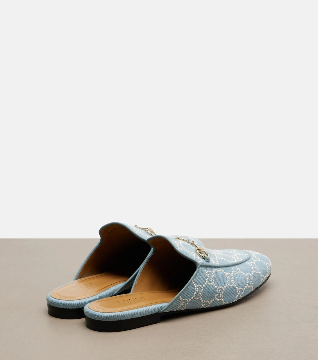 Gucci - Princetown GG embellished mules