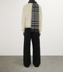 Cashmere Contrast Check Scarf
