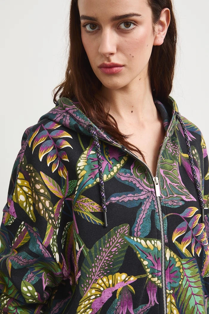 Medicine Fermuarlı ve Kapüşonlu Kadın Sweatshirt